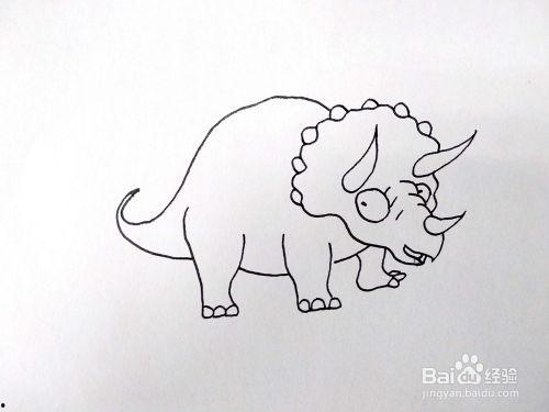 成人恐龙玩具简笔画视频,重温童年,绘制你的恐龙王国